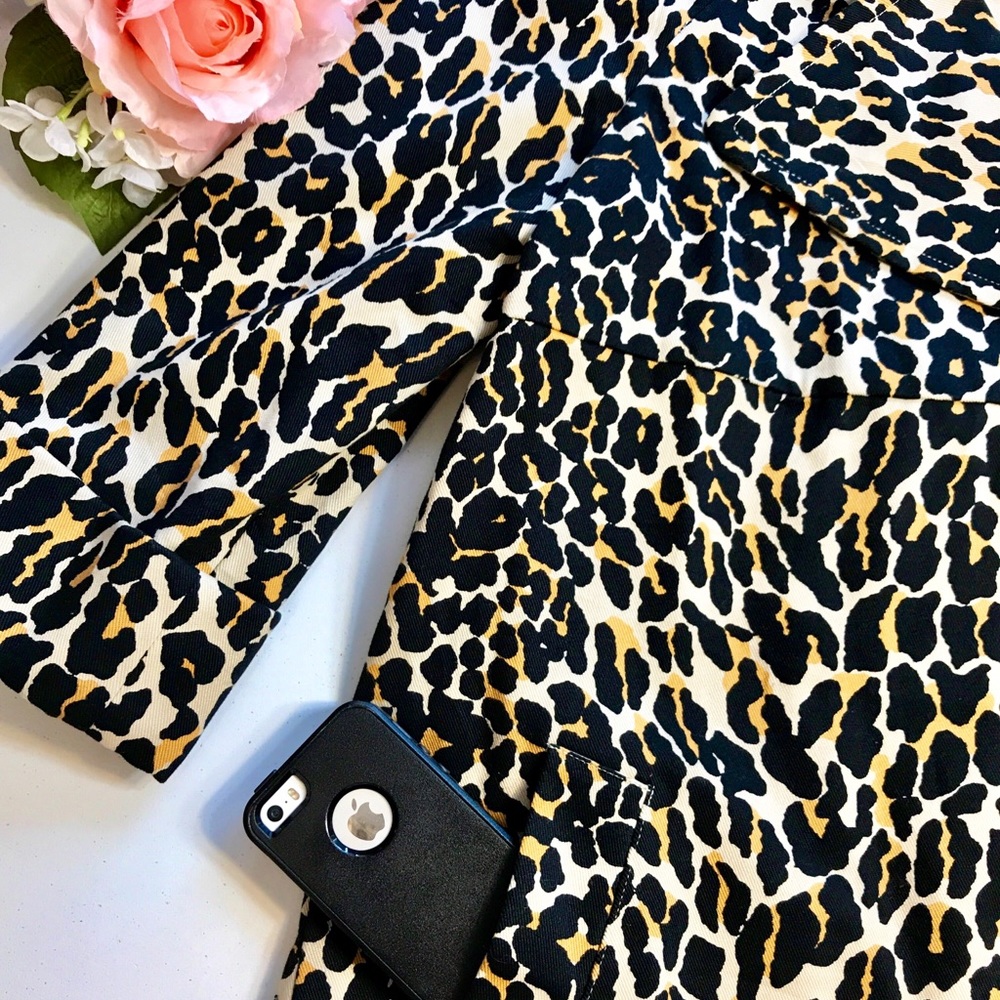 🆕 New York & Co Cheetah Print Pea Coat